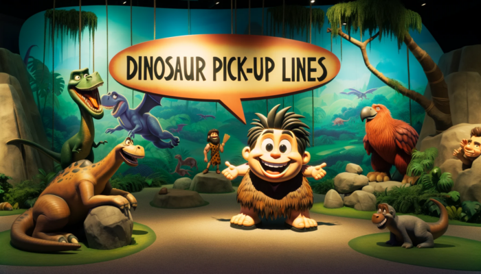 Dinosaur Pick up lines